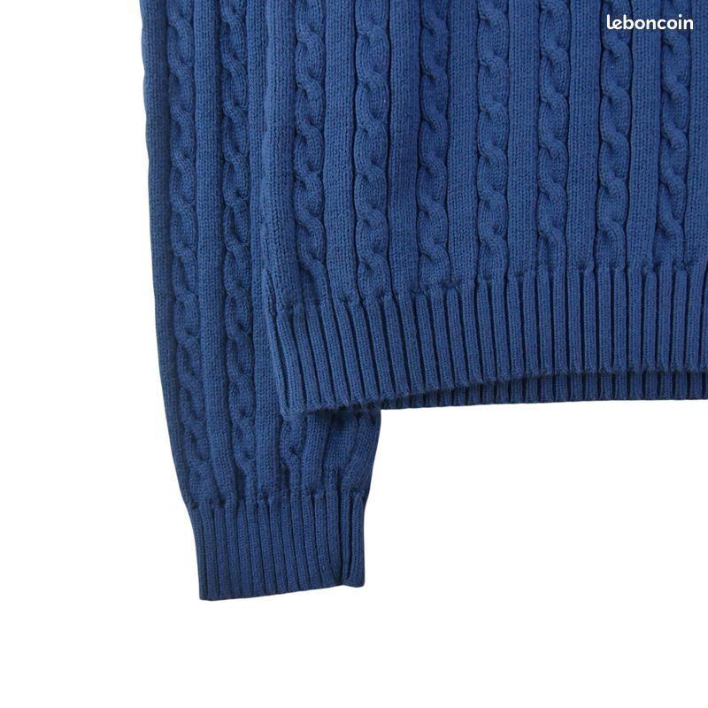 Lauren Ralph Lauren Pull torsadé Femme Taille XL Marine #QWE3233 (image 4)