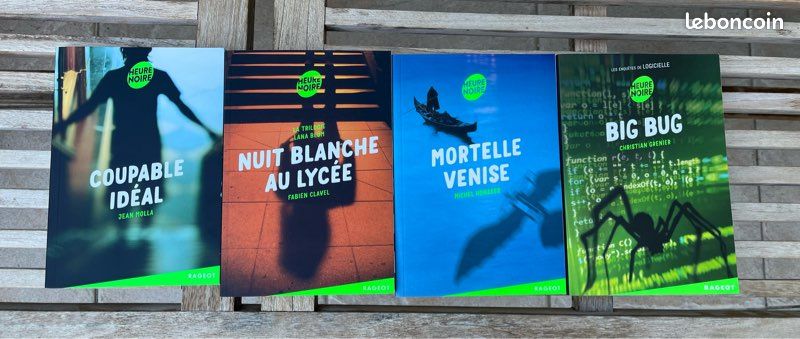 Lot 4 livres heures noires neufs (à partir de 12 ans) (image 1)