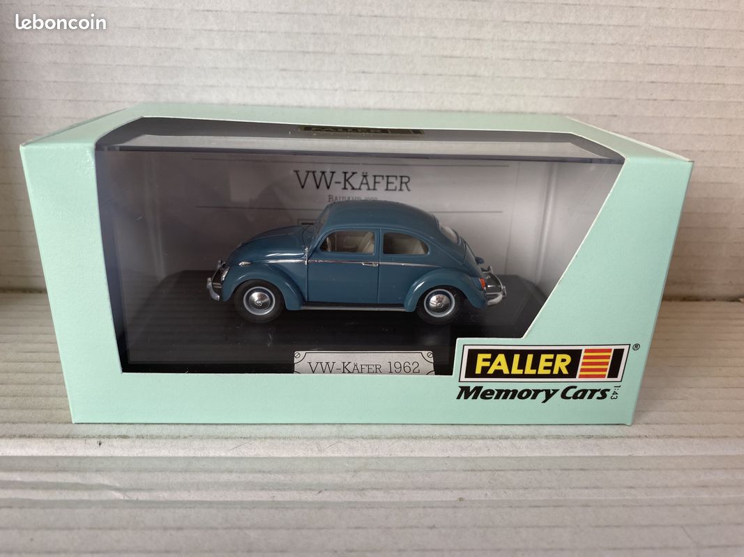 Voiture Slot Faller 4803 – Coccinelle Vert Pomme AMS, Circuit, Avec Boîte (occasion)