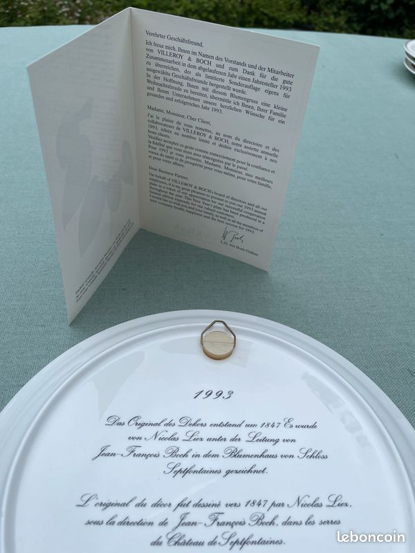Assiette de collection Villeroy et Boch Camélia (image 4)