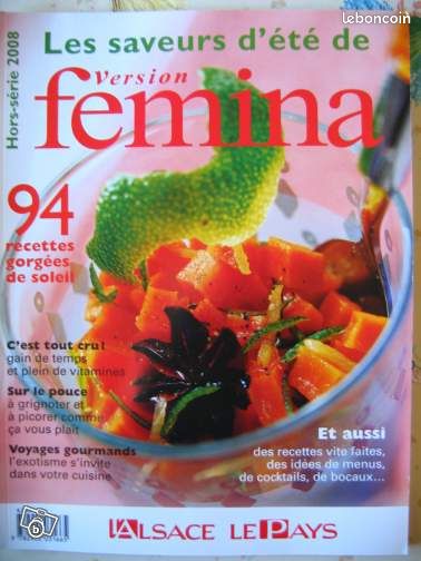 Livre Les saveurs d'été HS Fémina 94 recettes (image 1)