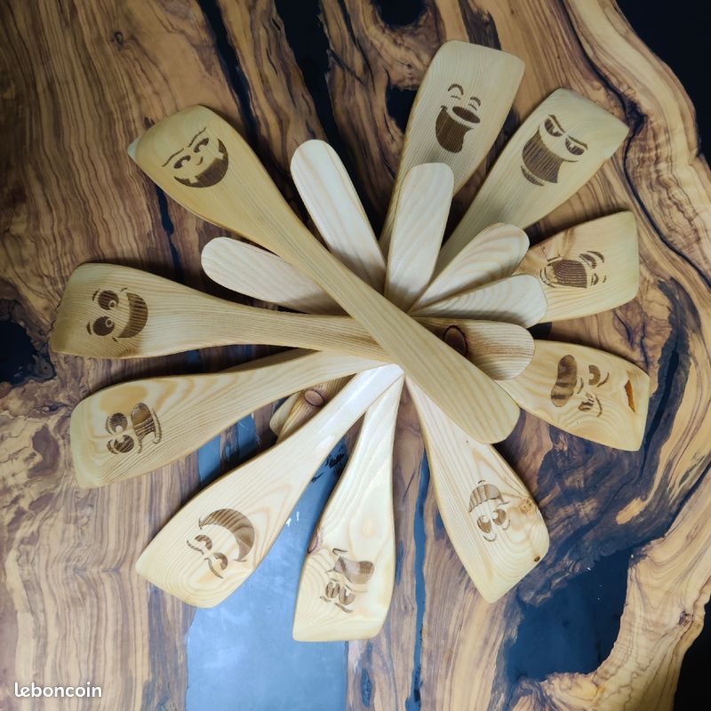 Spatules visages fait main (image 3)