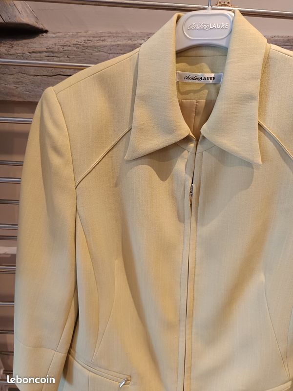 Veste Chic Christine Laure Taille 42 - Neuve Sans Étiquette - Couleur Prune