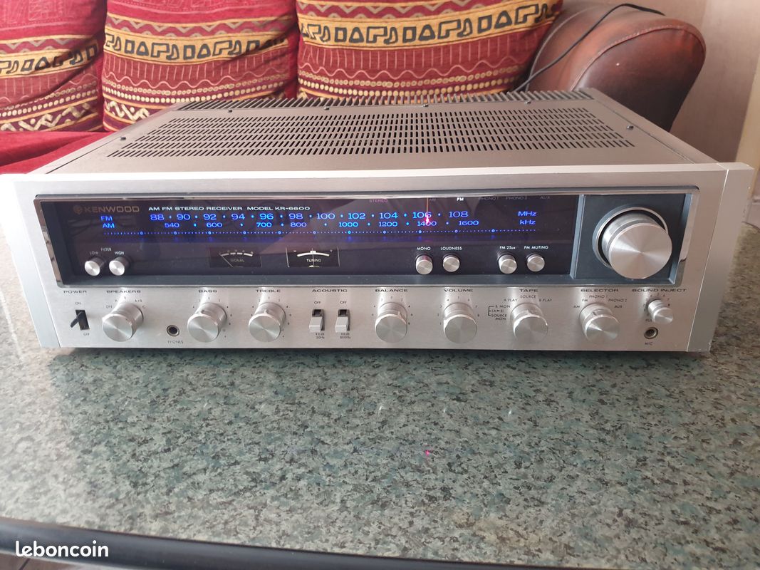 Amplificateur Kenwood KR-6600 Côte 700 Cèdé 250 - Photo, audio & vidéo