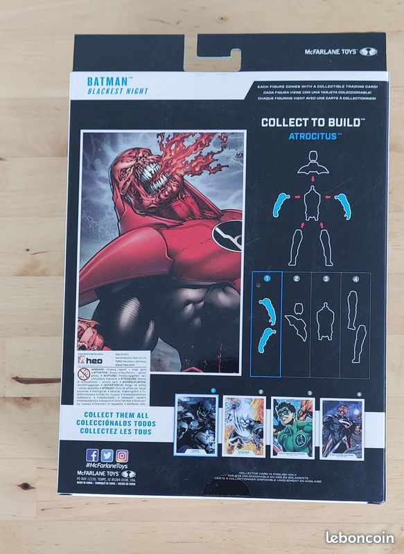 Figurine Dc Comics Multiverse Batman Blackest Night 18 cm McFarla