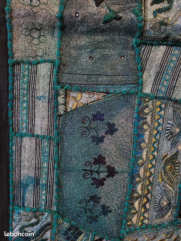 Art indien : tenture murale patchwork (image 4)