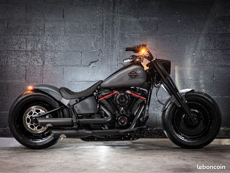 Harley-davidson fat boy 114 – préparation melk motorcycles – état neuf – 1 800 km (image 1)