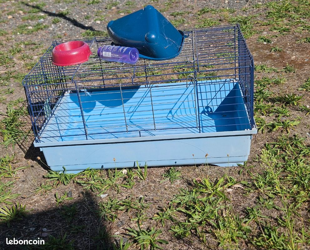 Cage bleu pour lapin (image 1)
