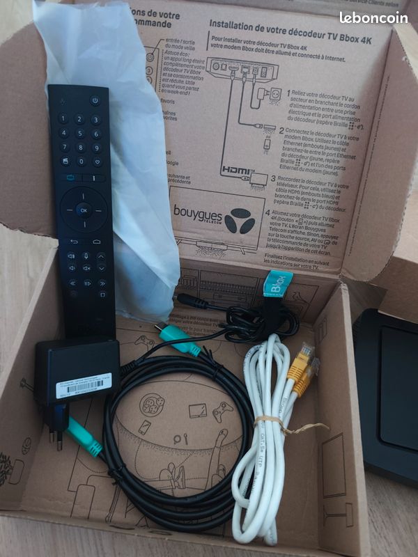 BBOX 4K HDR technicolor Bouygues - Seule - Très Bon État
