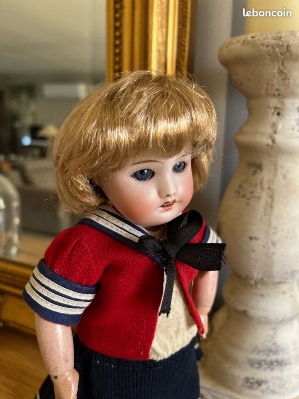 LOT DE 5 PERRUQUES ANCIENNES & 2 CONTEMPORAINES pour POUPEE ANCIENNE EUR 37,00 - FR