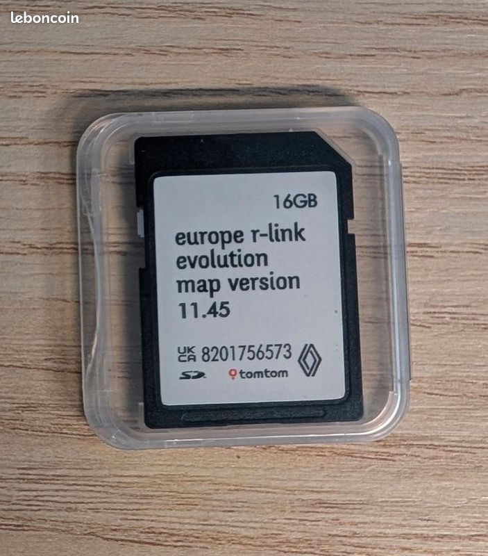 Carte SD GPS Navigation Europe 2024 Version 11.25 – Compatible Renault R-Link & R-Link Evolution – Mise à Jour Juin 2024