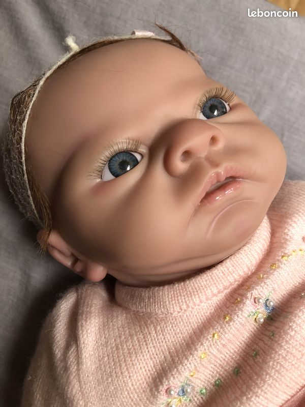 NPK - poupée bébé Reborn en Silicone de 55CM pour filles, princesse réaliste, nouveau né