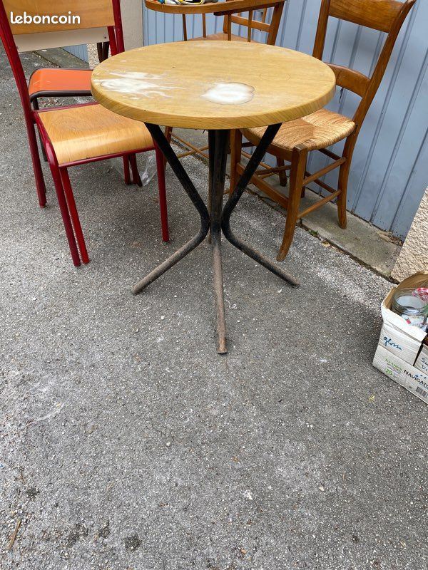 Ancienne table de Bar ronde (image 2)