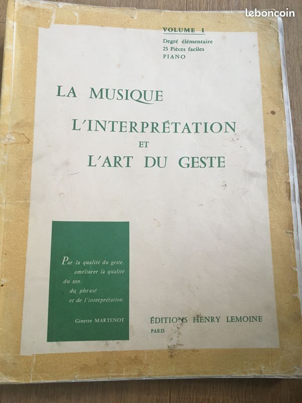 Pour piano : La Musique, L'interprétation et l'art du geste (image 1)