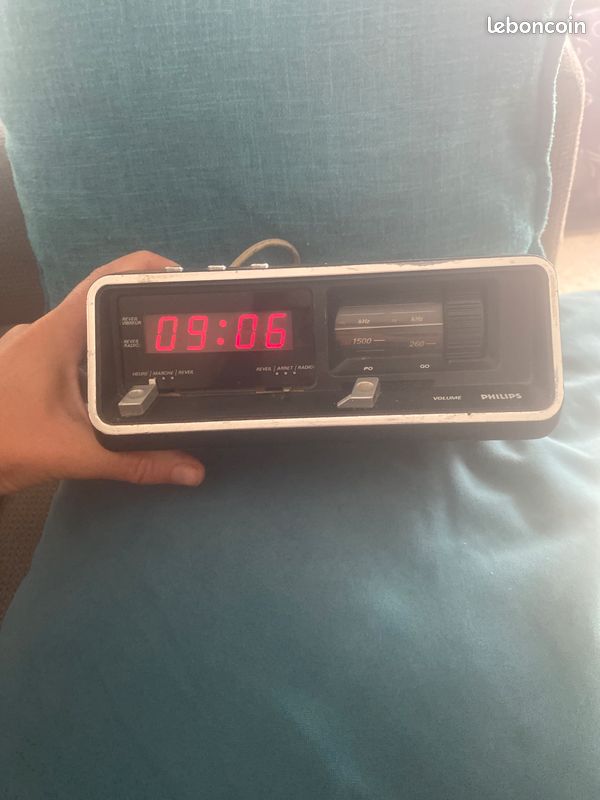 Vintage : Radio Reveil Philips des annÃ©es 70 ! (Market