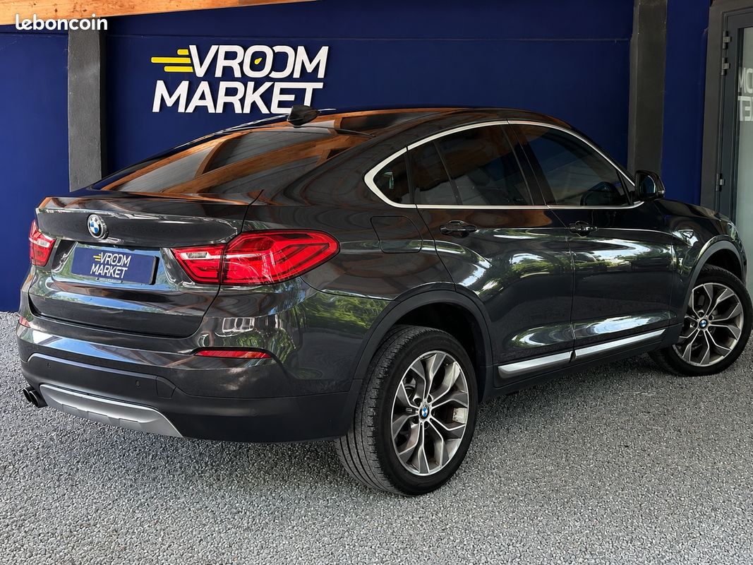 BMW X4 3.0 35i 306 cv X line - Origine France - Camera 360 - Toit ouvrant - Suivi complet - Affichage tête haute - (image 2)