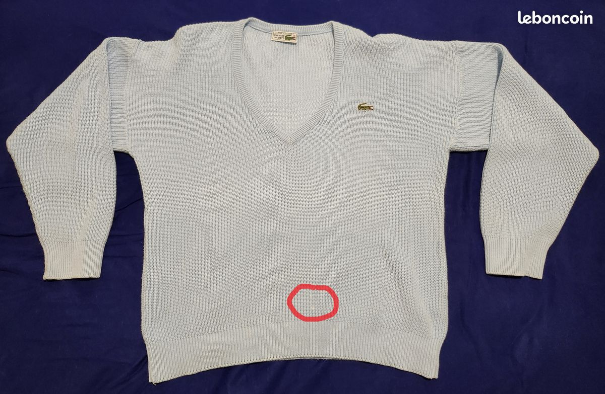 Vêtements Lacoste authentique vintage occasion homme et femme (image 13)