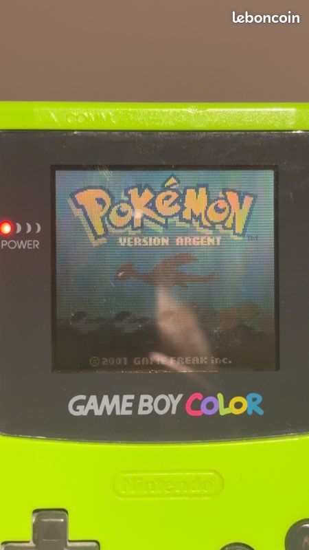 Pokémon Argent - Game Boy Color - Version PAL, Complet Avec Boîte Et Notice (très Bon état)