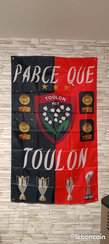 Autocollants Plaque Immatriculation 83 RCT Toulon Rugby 3 étoiles - Dimensions 4.5x9.8cm, Vinyle Haute Résistance, Garantie 7 Ans, Fabriqué En France