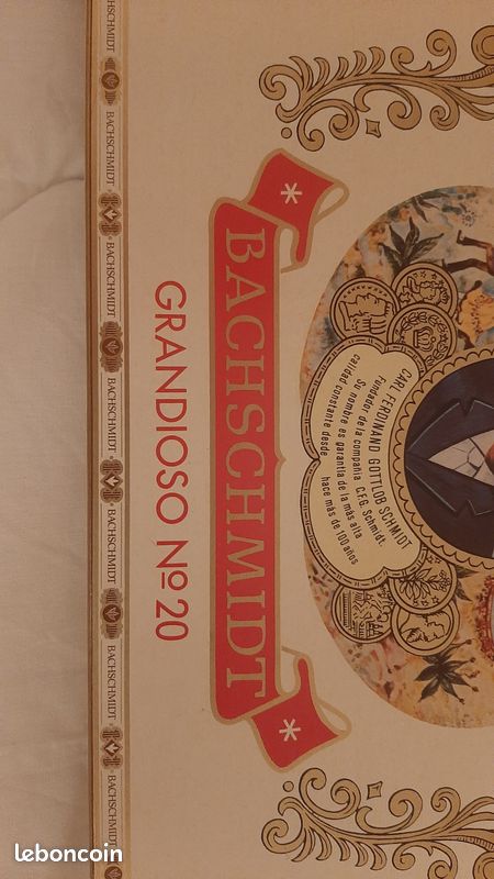 Boîte ancienne carton de cigares Bachschmidt (vide) (image 3)