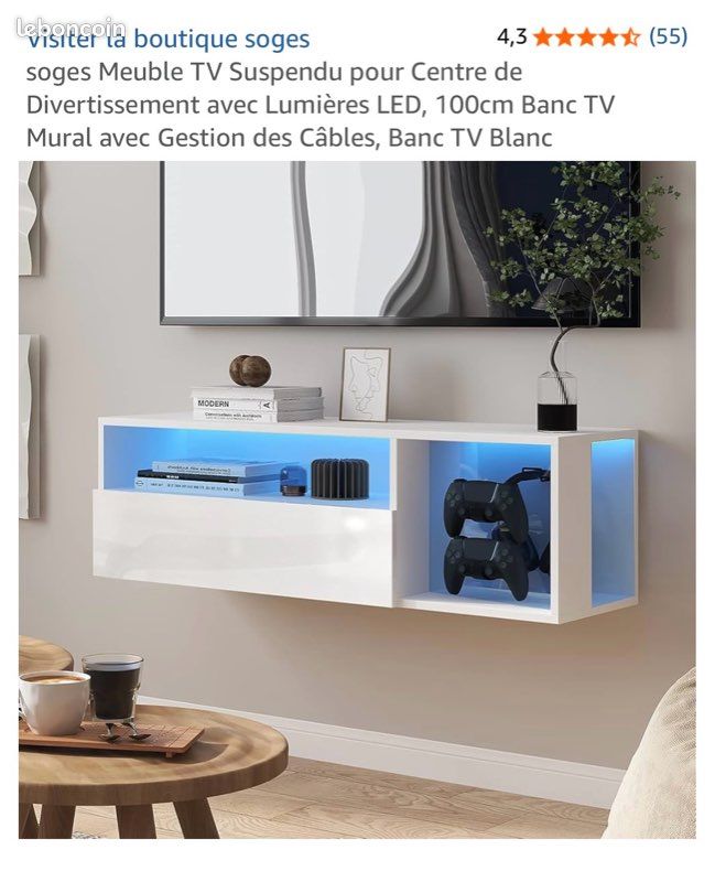 Meuble télévision suspendu (image 1)
