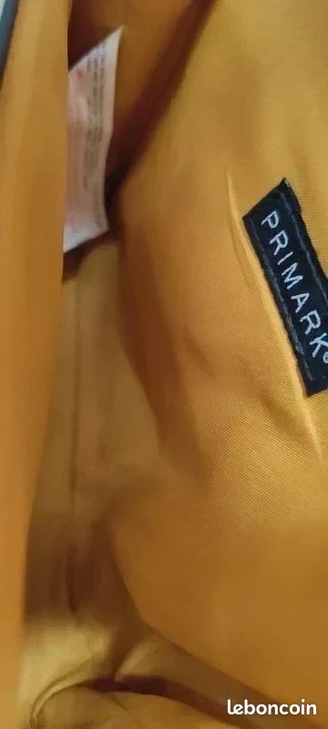 Petit sac à main Primark jaune / moutarde (image 12)