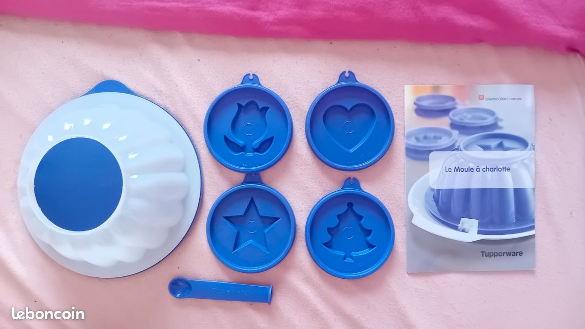 Tupperware Charlotte – Boîte De Conservation Violette – Très Bon état