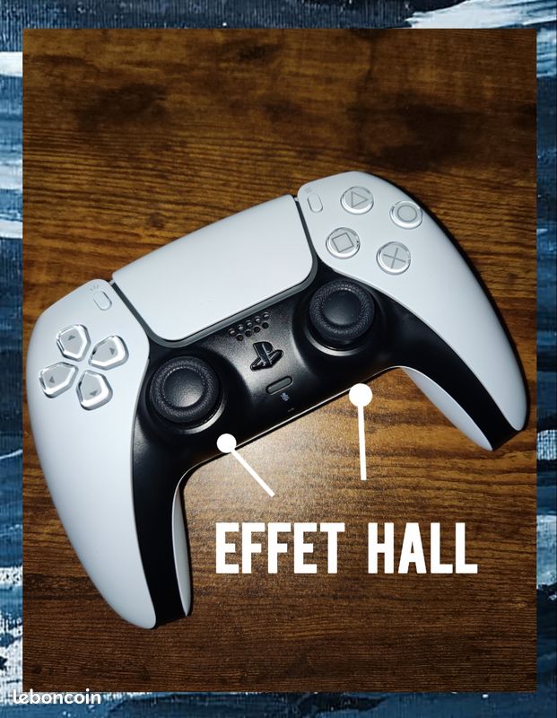 Manette PS5 DualSense Blanche Effet Hall, Excellent état (image 1)