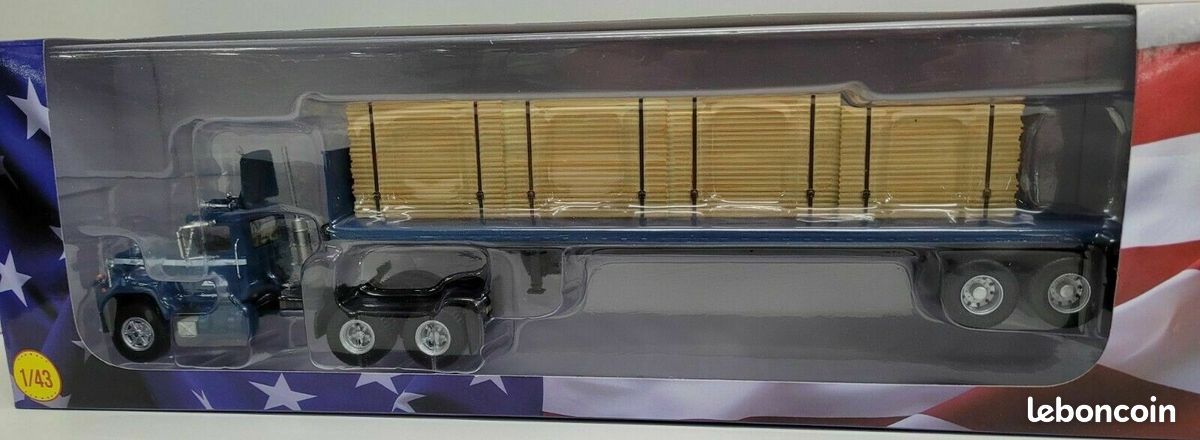 SEMI REMORQUE AMERICAIN - N°55 - Mack R Porte engins Stewart & Tate