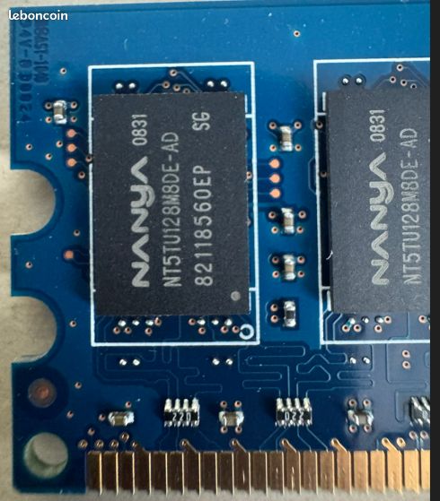 Barrette RAM Nanya 2GB DDR2 – Parfait état (image 3)