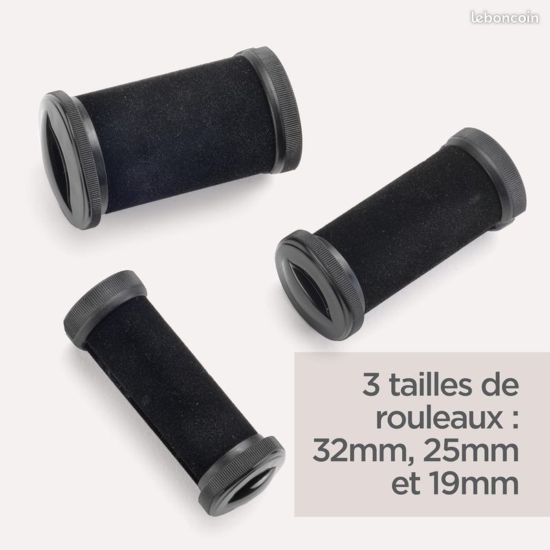 BaByliss Bigoudis Chauffants Thermo-Ceramic Roller, Noir - 20 bigoudis avec 3 diamètres pour des boucles et un volume durables RS035E (image 7)