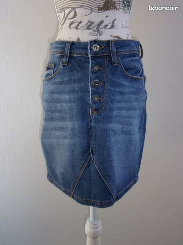 Jupes en jean en promo BONOBO Jeans Taille 40