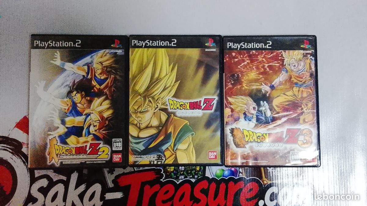 Lot Dragon Ball Z Budokai 1 2 3 PS2 JAP – Trilogie DBZ Bandai Import Japon (image 2)