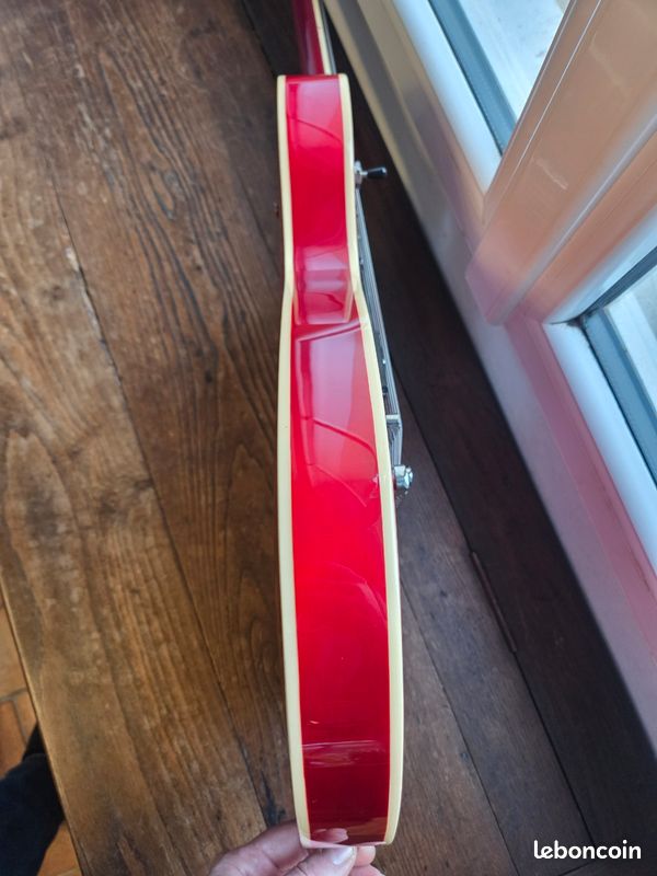 [VDS/ECH] 🎸 Guitare électrique Harley Benton Vintage Series HB-35 Cherry – Demi-caisse type ES335 (image 16)