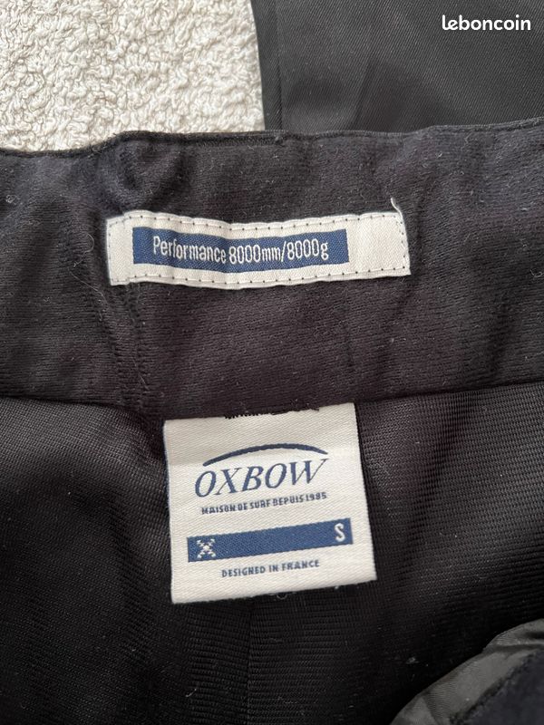 Pantalon Ski Homme Oxbow Performance 8000mm Taille S (TS) Vêtements