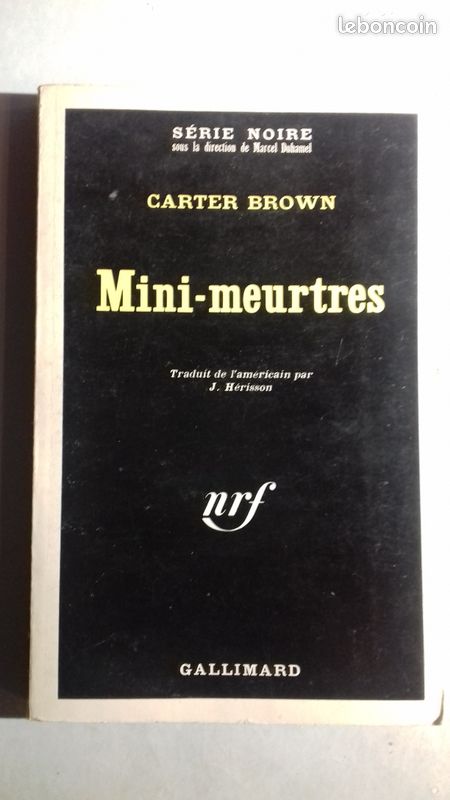 Série Noire n°1263 Mini-meurtres Carter Brown (image 1)
