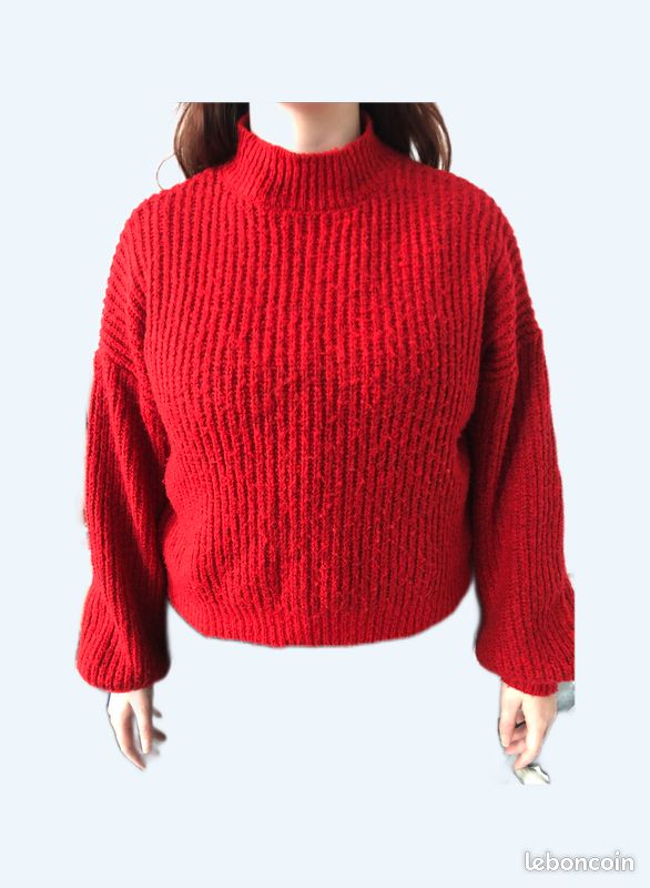Pull rouge taille S (mythou) (image 1)