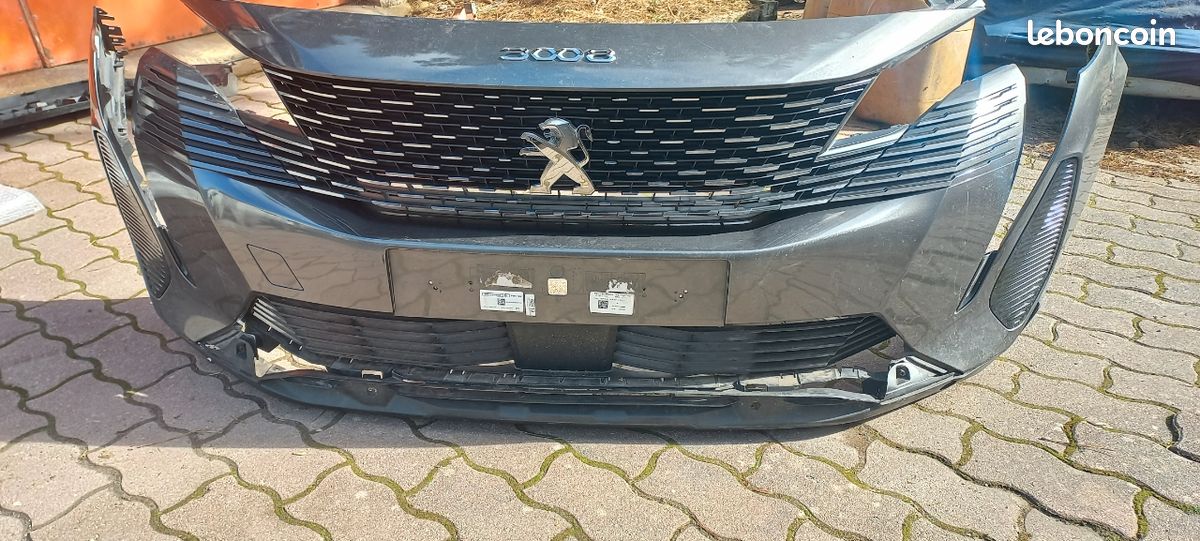 Pare choc avant Peugeot 3008 5008 2 phase 2 II (image 1)