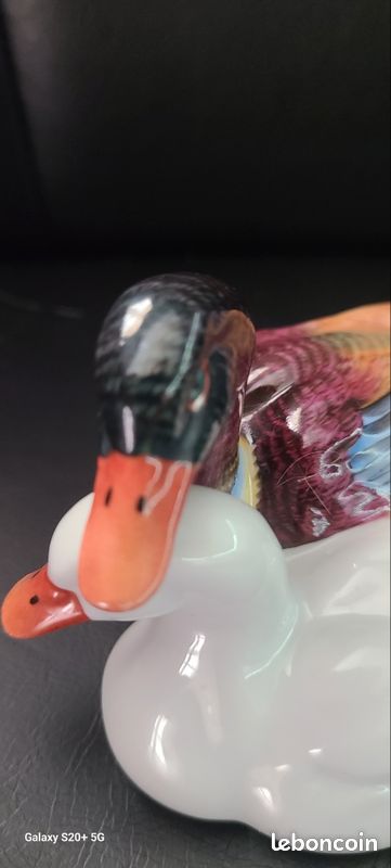 Magnifique couple de canards en porcelaine Herend Hongrie (image 8)