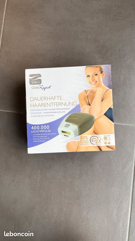 épilateur lumière pulsée neuf Silk’n glide rapid (image 1)