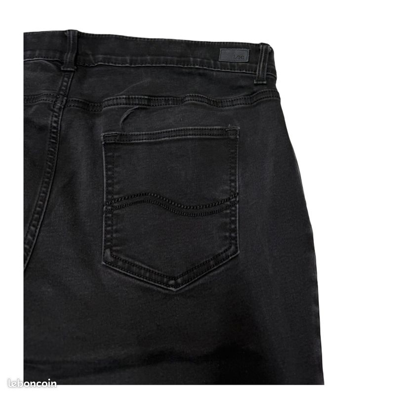 Jeans Femme Lee W33 L29 Bleu Denim État acceptable Relaxed Normal Uni Taille - Vêtements
