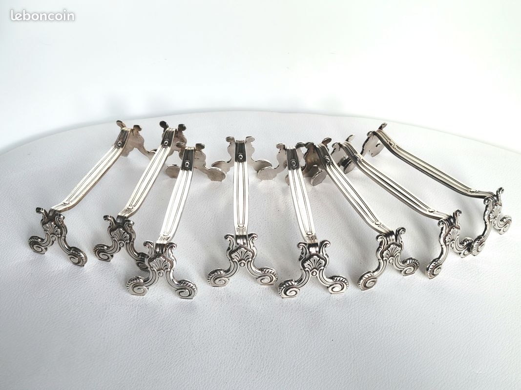 2 Porte-couteaux En Argent Christofle - 75g - Occasion