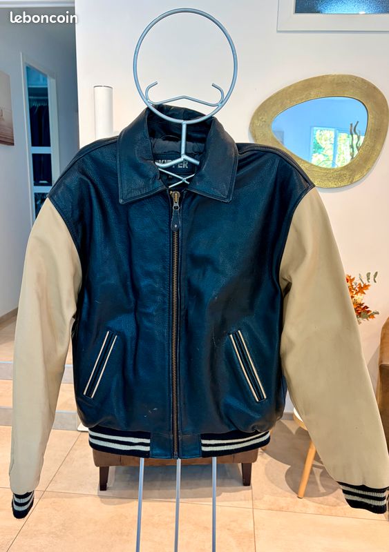 Blouson cuir veritable skipper Vêtements