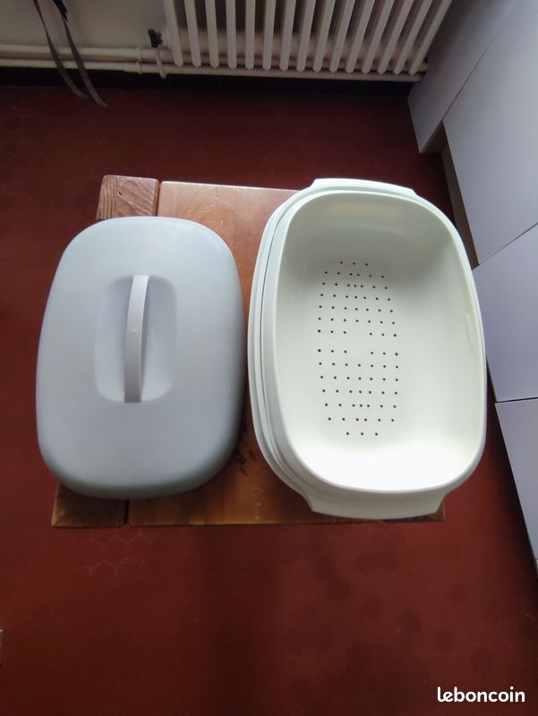 Cuiseur vapeur Tupperware. Micro-ondes. Vintage. Bon état (image 17)