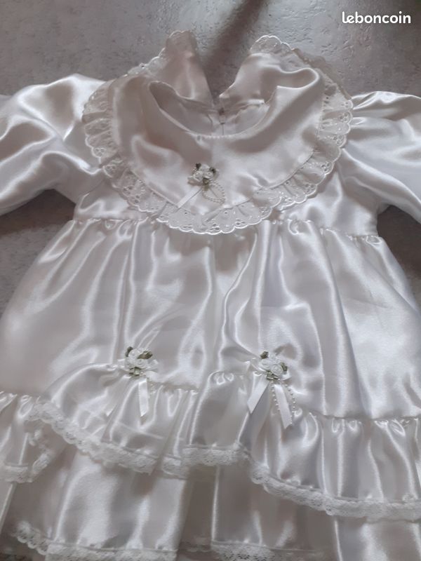 Robe de baptême fille 24 mois (image 1)