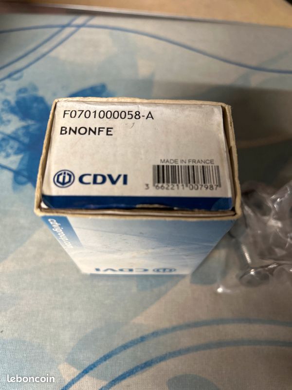 Bouton poussoir de déverrouillage CDVI (image 1)