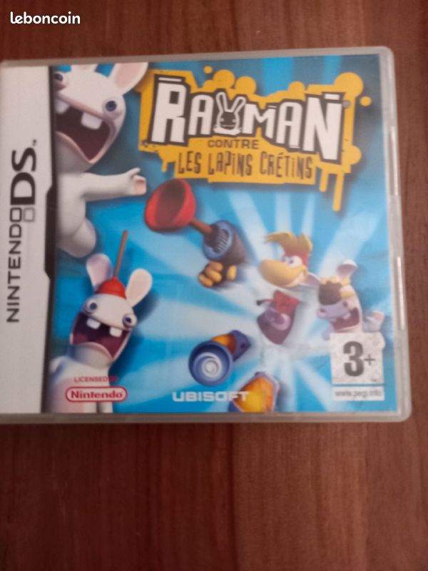 Jeu ds Rayman contre les lapins crétins (image 1)
