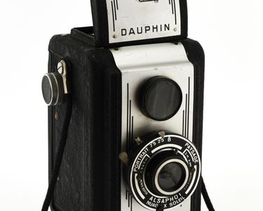 Ferrania Elioflex 2 lens 6,3 75 mm et Alsaphot Dauphin