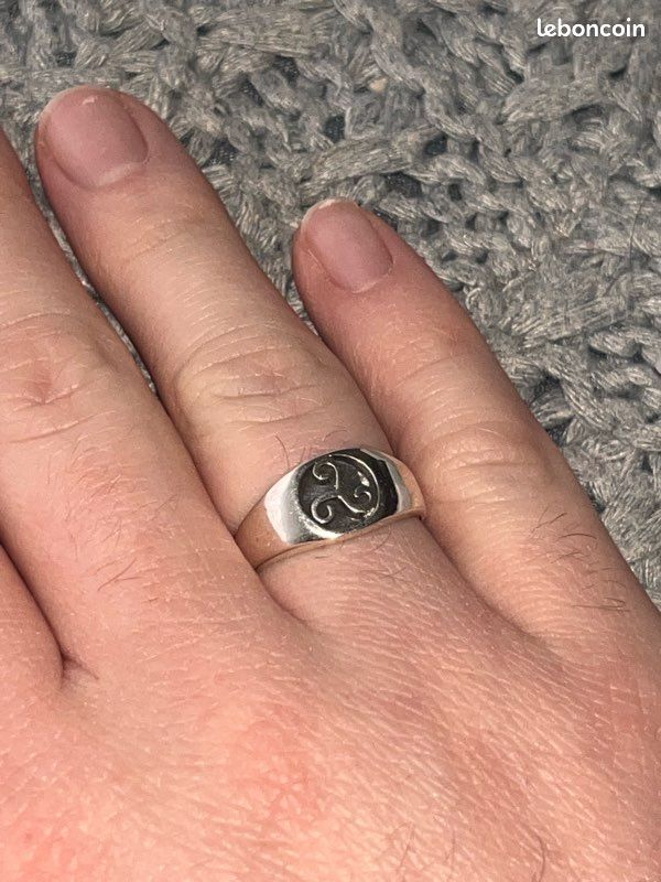 Bague chevalière triskel acier inoxydable – taille 58 – style celtique - Montres & Bijoux