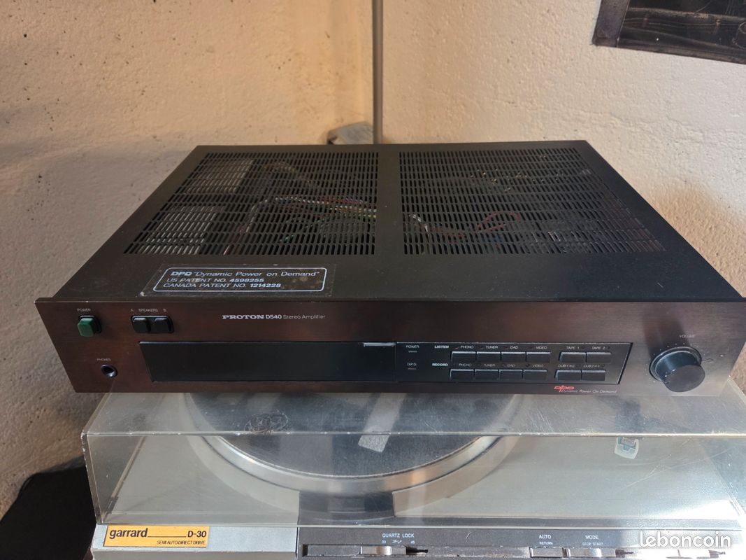 Ampli vintage intégré Proton D540 (image 4)